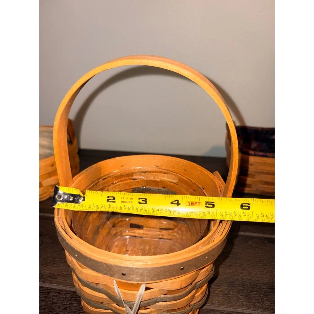 Longaberger handwoven baskets